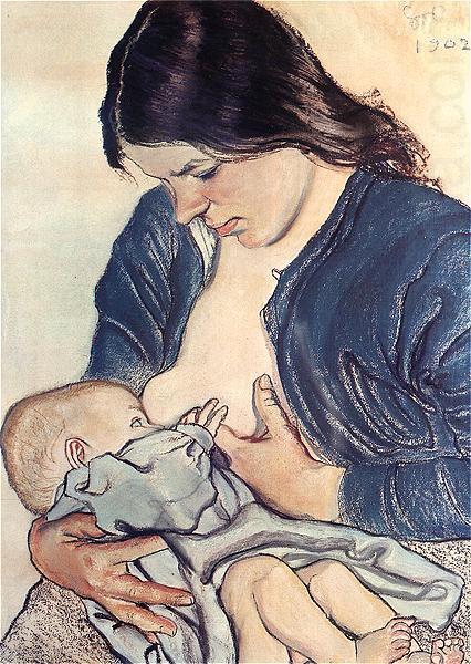 Stanislaw Wyspianski Motherhood, china oil painting image